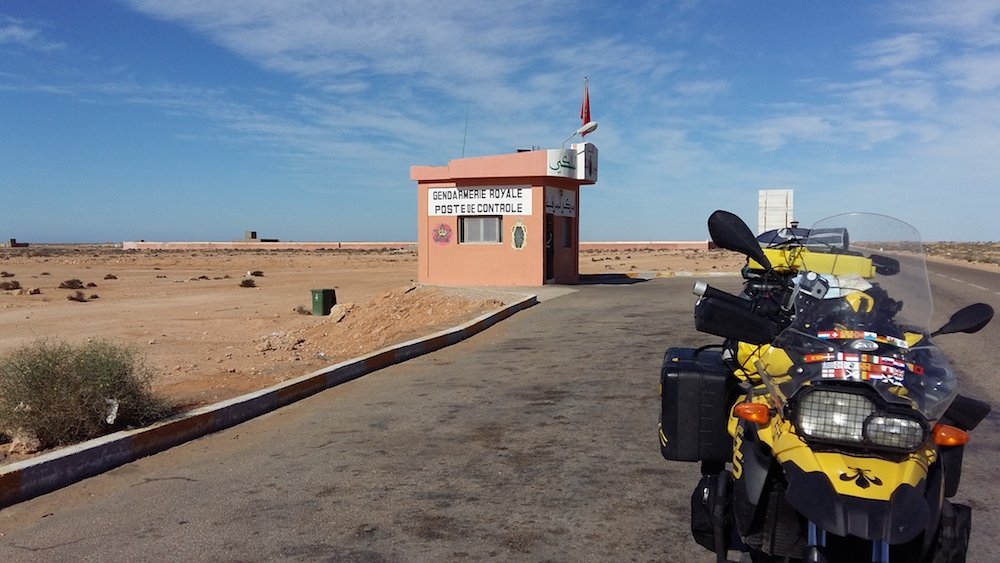 Motorcycle trip to Dakar
