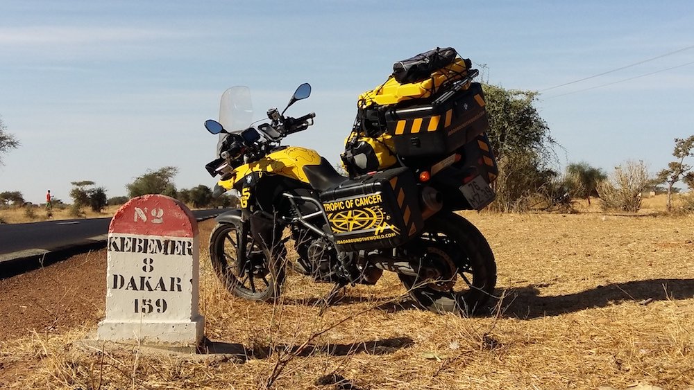 Motorcycle trip to Dakar