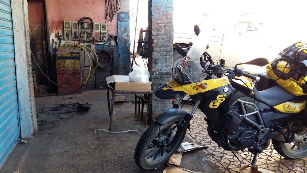 Motorcycle trip to Dakar